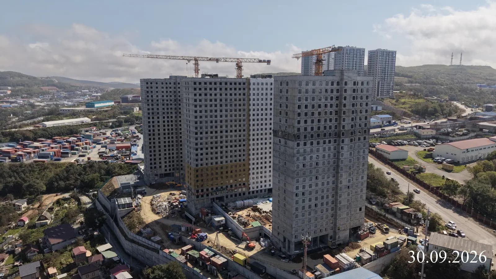 Тухачевского: ход строительства, сентябрь 2026
