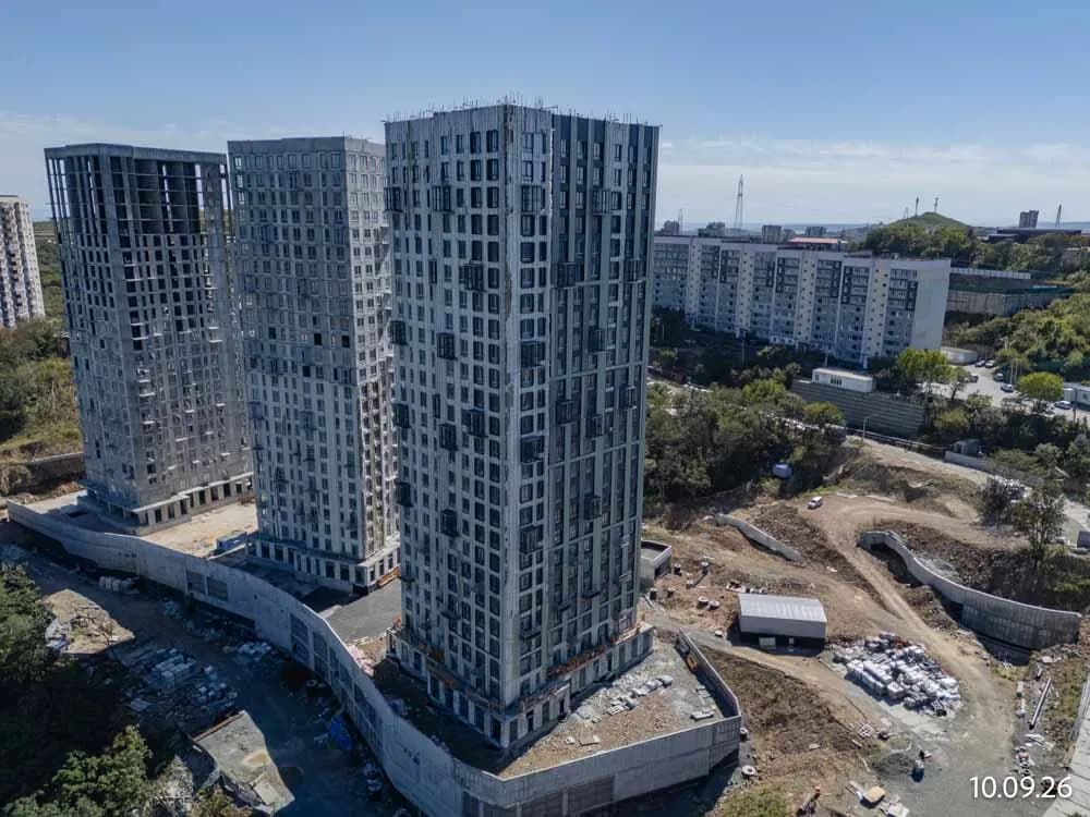 Сабанеева 125: ход строительства, сентябрь 2026