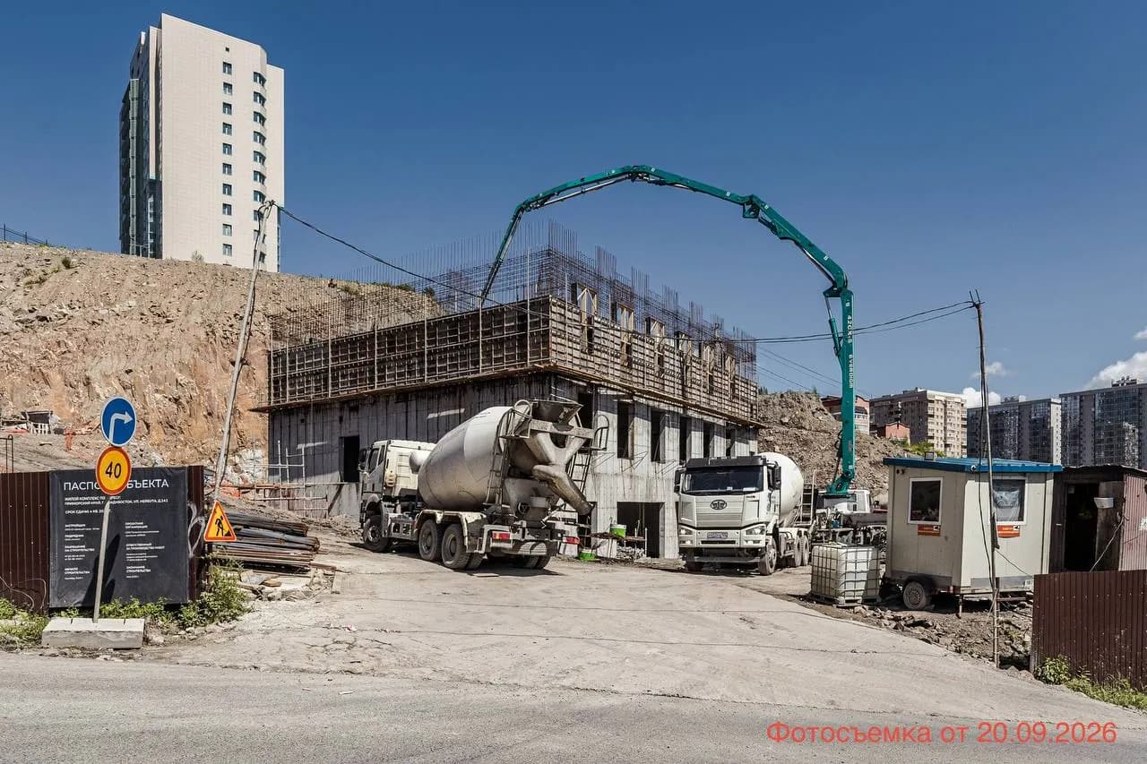 Каскада: ход строительства, сентябрь 2026