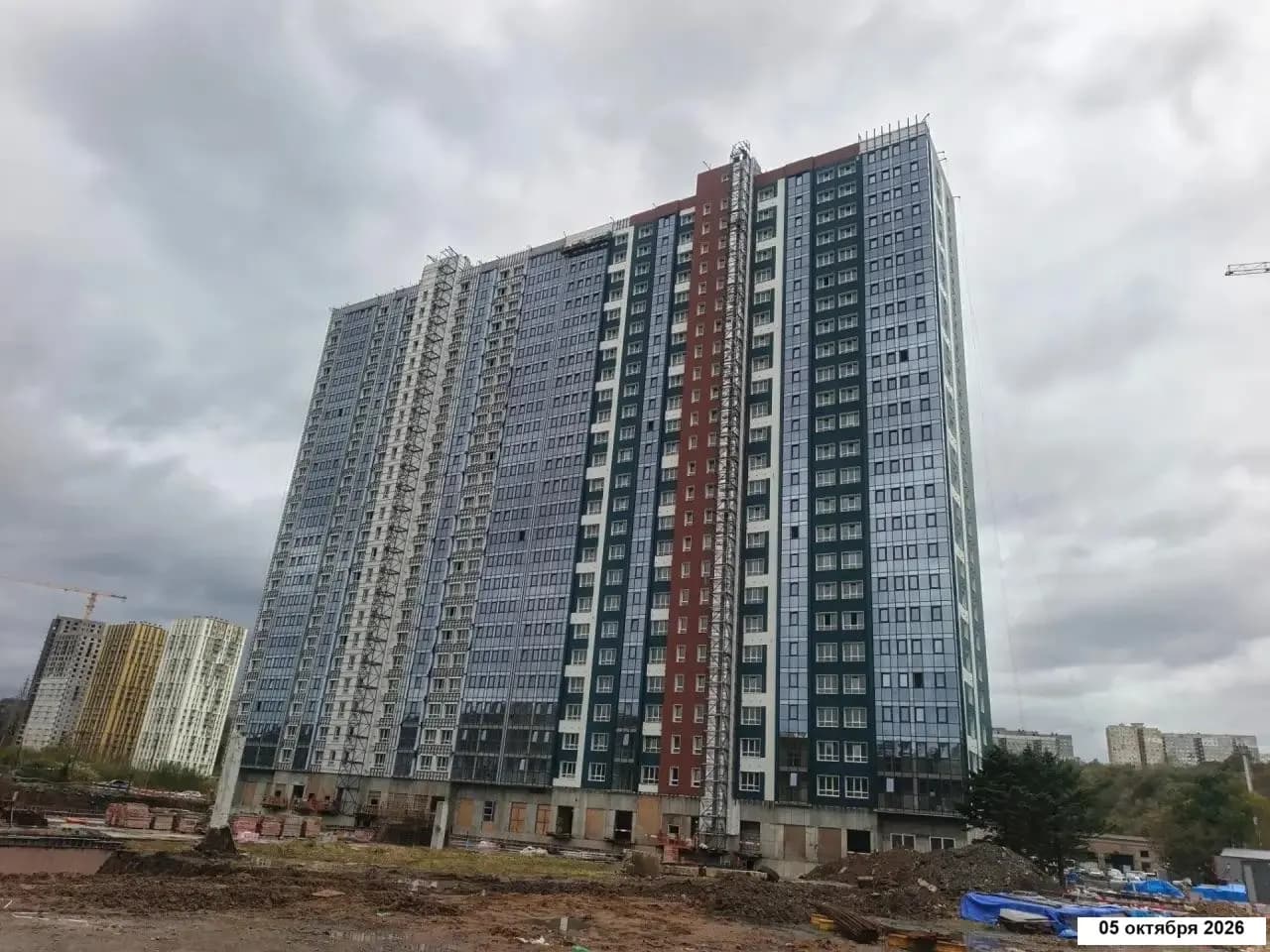 Жилой дом, Владивосток, Улица Нейбута, в районе: ход строительства, октябрь 2026