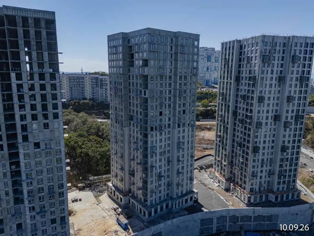 Сабанеева 125: ход строительства, сентябрь 2026