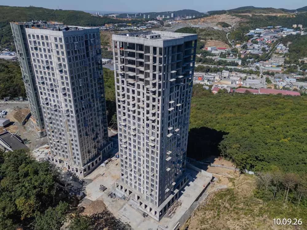 Сабанеева 125: ход строительства, сентябрь 2026