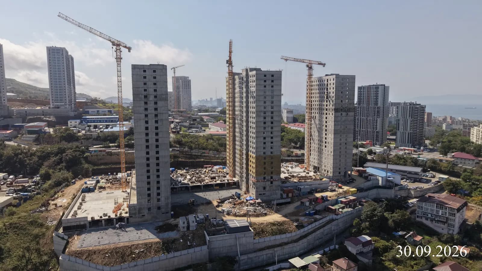 Тухачевского: ход строительства, сентябрь 2026