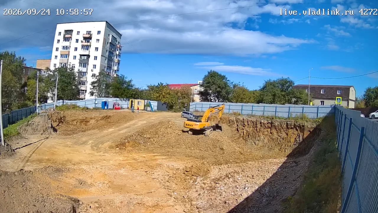 Жилой дом, Владивосток, Улица Корнилова: ход строительства, сентябрь 2026