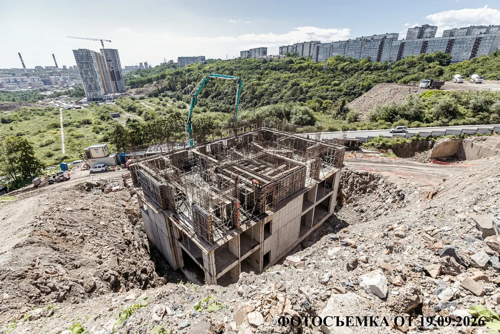 Каскада: ход строительства, сентябрь 2026