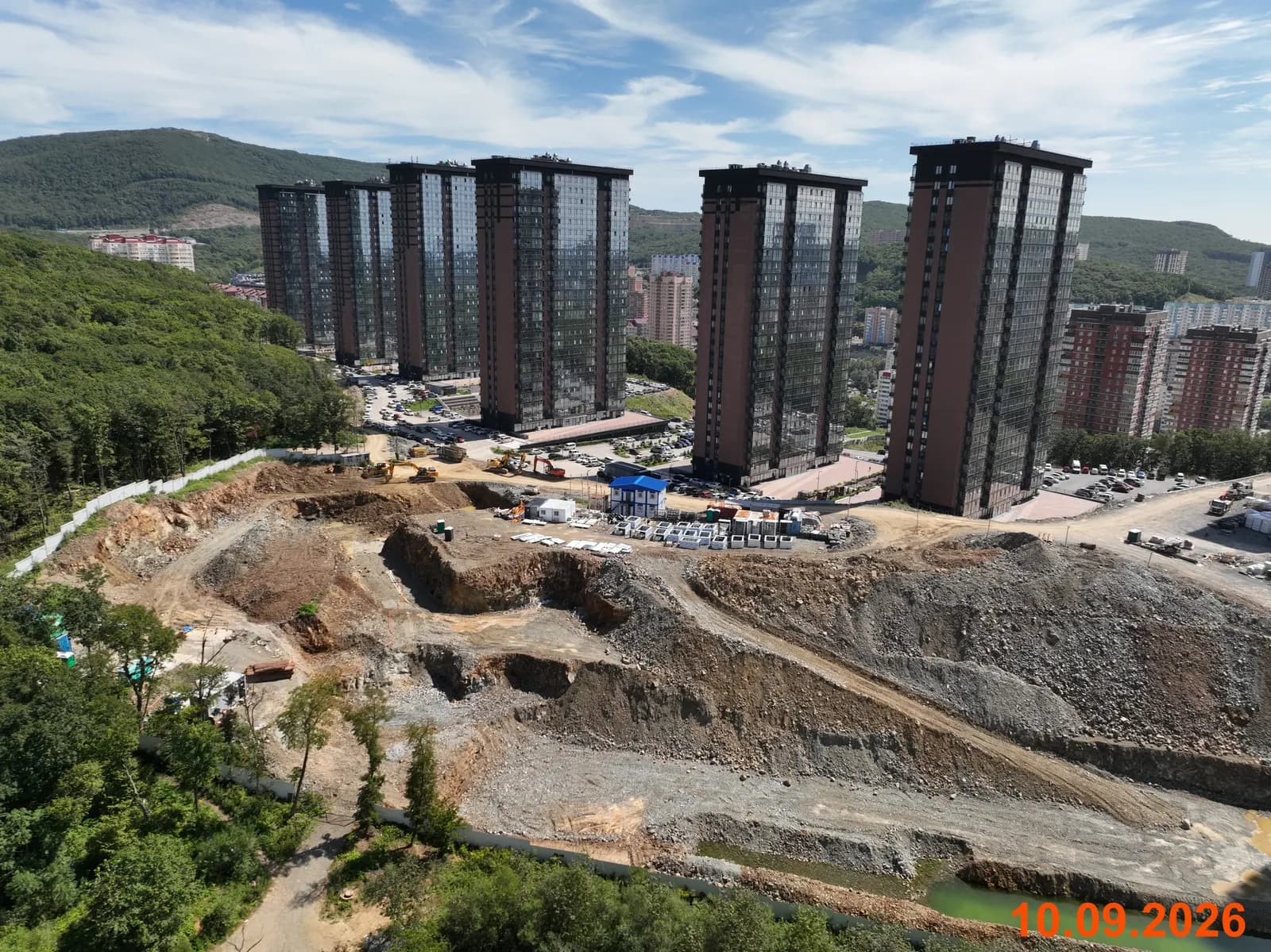 Снежный парк. Корпуса 3: ход строительства, сентябрь 2026