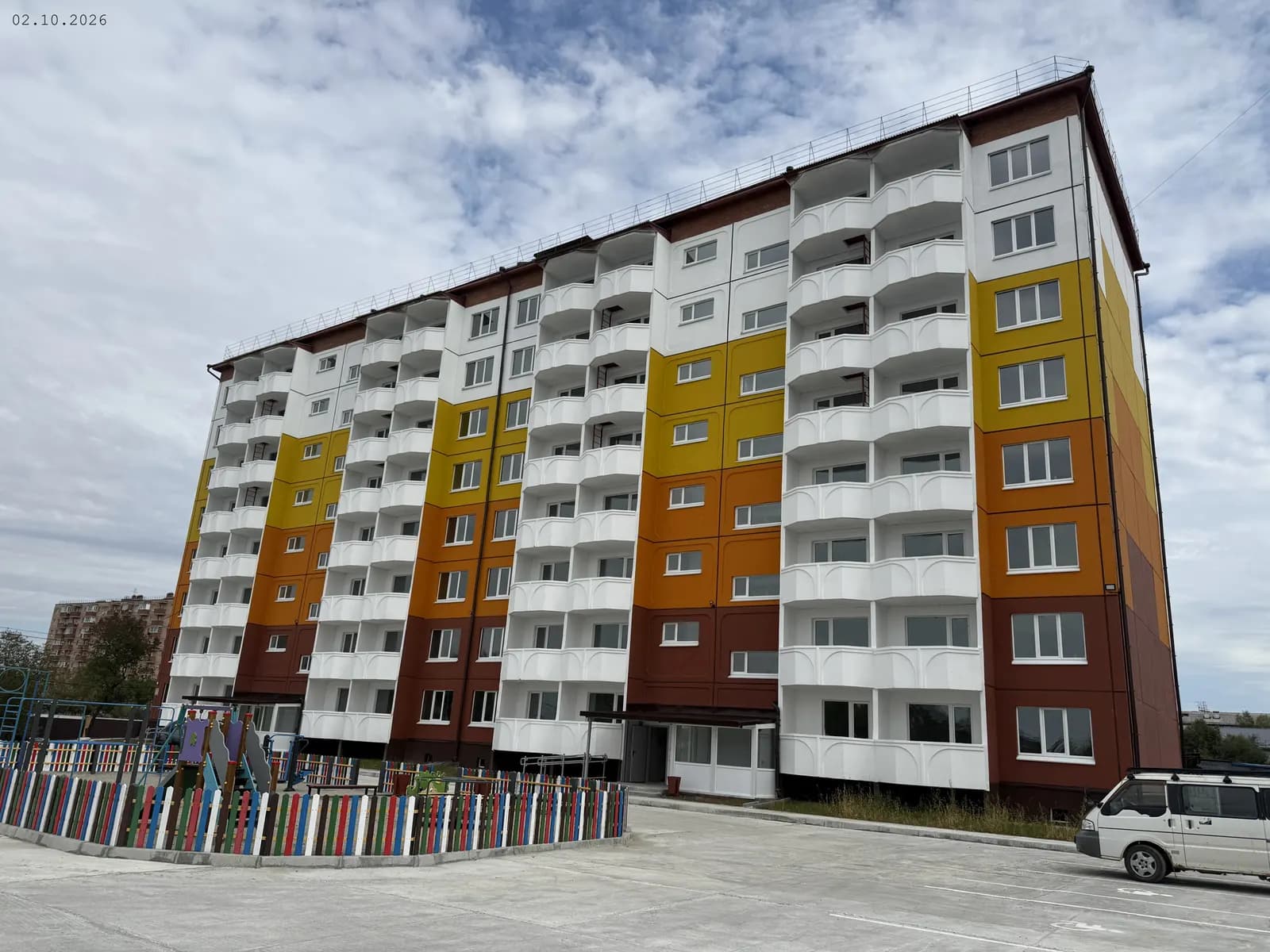 Жилой дом, Уссурийск: ход строительства, октябрь 2026