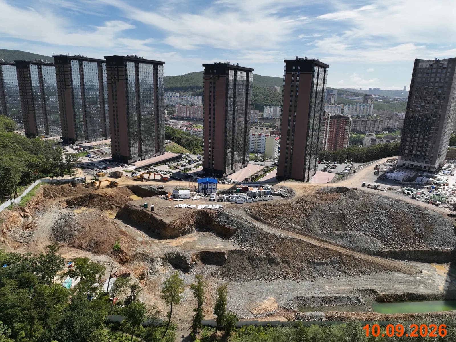 Снежный парк. Корпуса 3: ход строительства, сентябрь 2026