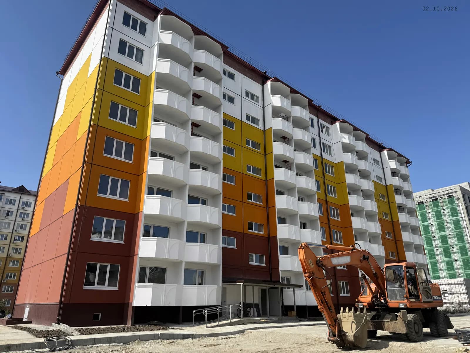 Жилой дом, Уссурийск: ход строительства, октябрь 2026
